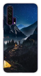 Coque en silicone imprimée compatible Huawei Honor 20 Pro Seul en Montagne - Picture 1 of 3