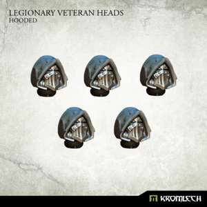 Kromlech Legionary Veteran Heads: Hooded (5) New - Picture 1 of 3