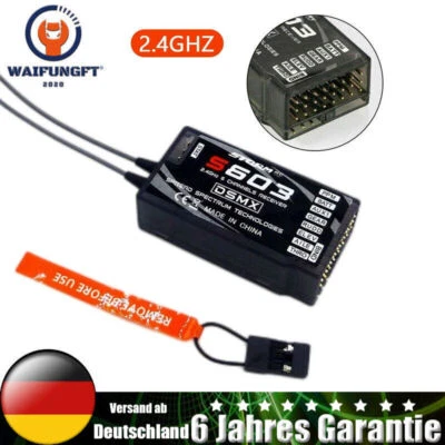 Rc Receiver S603 Empfänger 2,4 GHz 6 CH + PPM mit doppelter Antenne für 1/10 RC - Bild 1 von 4