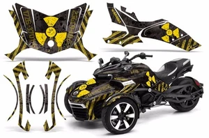 Roadster Graphics Kit Decal Sticker For Can-Am Spyder F3-S Trike MLTDWN Y K - Picture 1 of 2