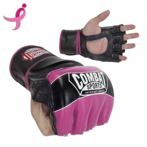 Combat Sports Pro Style MMA Gloves PINK size LARGE Training Competition 5-OZ USA - Picture 1 of 5