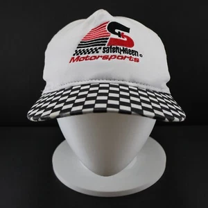 Vintage Safety-Kleen Motorsports Snapback Checkerboard Hat - Picture 1 of 5