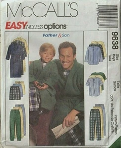 PAPA & SOHN - MORGENMANTEL, TOPS, Pull-On HOSE oder SHORTS - McCall's Muster 9638 - Bild 1 von 2