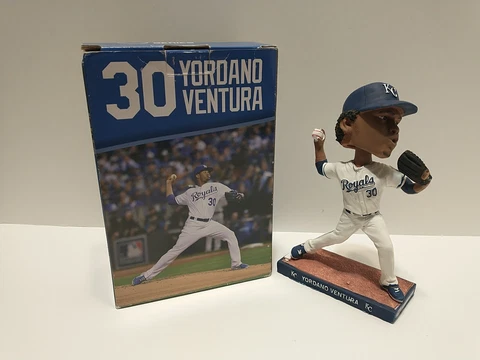 Kansas City Royals Yordano Ventura BOBBLE HEAD SGA 2015 MLB Baseball Cover