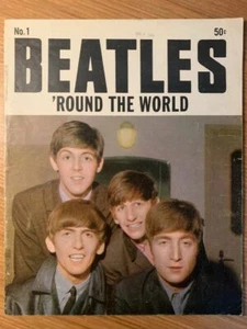 1964 magazine 1st edition, The Beatles 'Round the World McCartney Lennon GOOD - Imagen 1 de 1