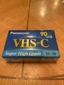 NEW Panasonic VHS-c 90 Min TC-30 Super High Grade Tape SEALED - Bild 1 von 2