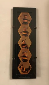 ANNE GEDDES Five Baby Bumble Bees 9" X 3" Print Picture Tabletop Decor  - Picture 1 of 4