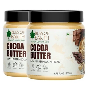 Bliss Of Earth Cocoa Butter 200gm Each Pack Of 2 - Picture 1 of 8