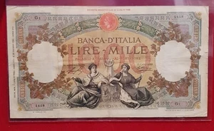 Italien 1000 Lire Königin des Meeres Bündel 7,7 1930 - Bild 1 von 2