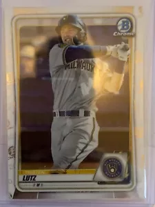 TRISTEN LUTZ - 2020 Bowman Chrome Prospects - Milwaukee Brewers #BCP-187 - Picture 1 of 2