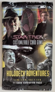 2001 Star Trek Holodeck Adventures Limited Edition one 11 Card Booster Pack - Picture 1 of 6