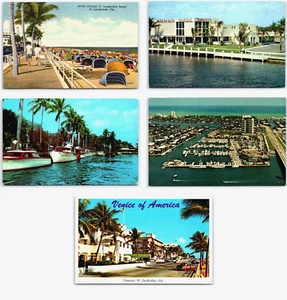 Ft. LAUDERDALE Florida (Lot 5) Strand, Antenne, Hotel Boardwalk Straßenansicht etc. - Bild 1 von 11