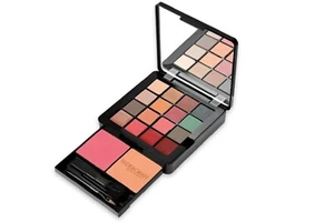 DEBORAH TROUSSE Make Up Viso Kit Small 01 Ombretti Rossetti Fard Terra+Specchio - Foto 1 di 1