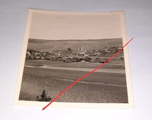 Autobahn Frankfurt Kassel 1952 Ortschaft Landschaft 50er Altes Foto Vintage 5260 - Bild 1 von 3