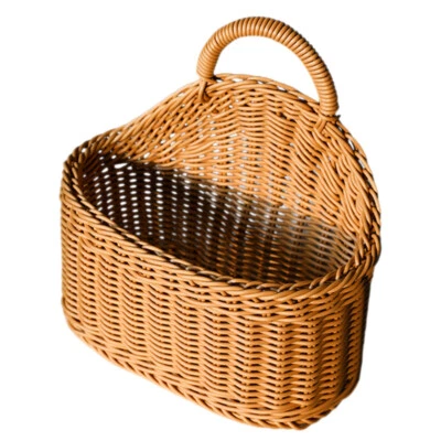  Wandkorb Hängend Geflochten Zum Einhängekorb Aufbewahrungskorb Hängender - Bild 1 von 4