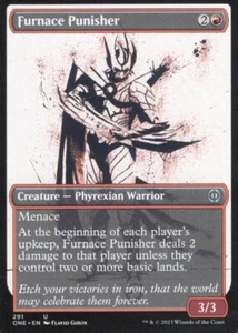 FURNACE PUNISHER 291 SHOWCASE PHYREXIA: ALL WILL BE ONE MTG MAGIC NM - Picture 1 of 1
