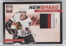 2011-12 Panini Elite New Breed Materials /25 Brandon Saad #4 Rookie Patch RC