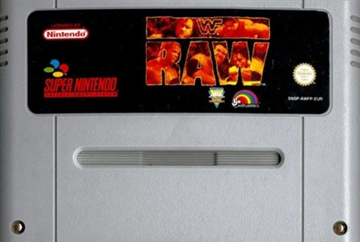 WWF Raw - Nintendo Super NES SNES Action Sports Video Game - Image 1 of 1