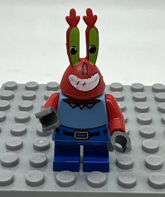 Mr. Krabs (Large Grin) LEGO SpongeBob SquarePants BOB023 Minifigure 3833 - Image 1 of 4