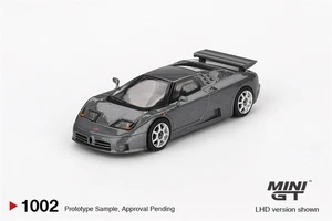MINI GT 1:64 Bugatti EB110 Super Sport Grigio Scuro Car - Picture 1 of 3