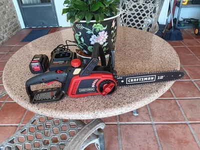 Craftsman 12" Chainsaw 40V Diehard Lithium Battery&Charger original DIY owner - Image 1 of 3