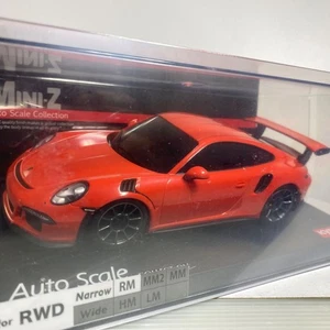 Kyosho Mini-Z 1/27 Porsche 911 GT3 RS Lava Orange RC Body ASC MZP159OR New Japan - Picture 1 of 6