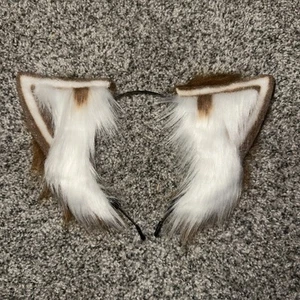 Handmade Wolf Fox Ears Animal Cosplay Cute Head Accessories for Halloween - Picture 1 of 6
