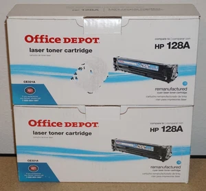 Office Depot HP 128A cartuccia toner laser ciano CE321A - Foto 1 di 2