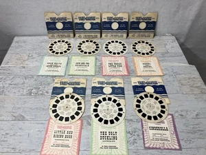Vintage Sawyers View-Master Reels W/ Story Lot of 7 Nursery Rhymes Theme 1940s - Picture 1 of 15