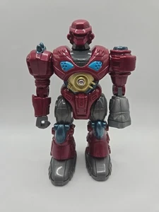 Hap-P-Kid M.A.R.S. 7" Walking Cyber Bot Robot WORKING CONDITION Maroon - Picture 1 of 2