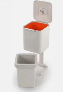 Tótem de residuos inteligente Joseph Joseph Pop 40L contenedor de residuos y reciclaje de piedra - Imagen 1 de 7
