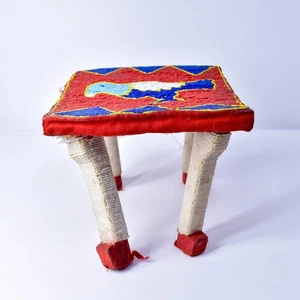 Yoruba Beaded Stool - Picture 1 of 12