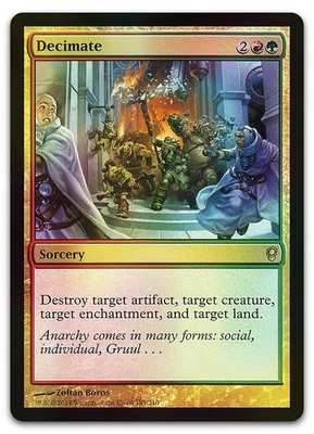 Decimate #185 (Foil) (LP) Conspiracy CNS Magic MTG - Image 1 of 2