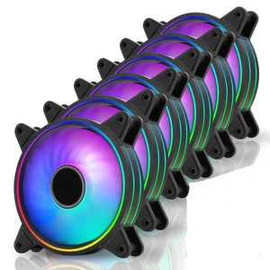EZDIY-FAB Ventola per Custodia RGB 120mm, Confezione da 6, ARGB - Foto 1 di 12