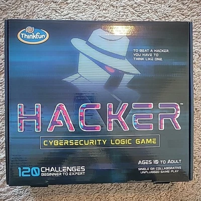 Thinkfun HACKER Cybersecurity Logic Game Solo or Collaborative Game Play LikeNEW - Image 1 of 3