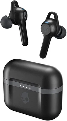 Skullcandy Indy Evo In-Ear True Wireless Headphones IP55 Ear Buds - Black - Image 1 of 4