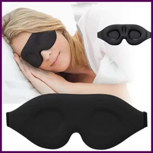 Maschera occhi 3D regolabile adatta per uomo e donna senza pressione sul - Foto 1 di 24