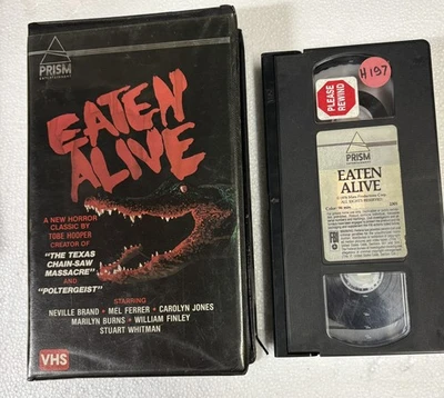 Eaten Alive 1977 VHS Tape Clamshell - Image 1 of 2