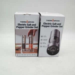 X2ThermoMaven Verbesserte Elektrische Salz, Pfeffermühle Set LED Licht Typ-C 2,5 Unzen - Bild 1 von 6
