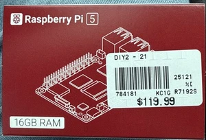 Raspberry Pi 5 | 16GB RAM | Neu/Ungeöffnet - Bild 1 von 1
