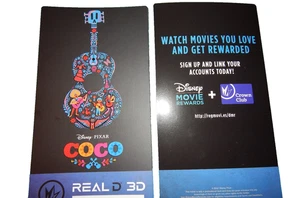 DISNEY PIXAR COCO REGAL REAL D 3D SAMMLERSTÜCK MOVIE TICKET LIMITED EDITION NEU - Bild 1 von 3