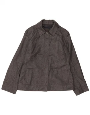 Chaqueta Bomber Mujer WHISTLES UK 14 Grande Gris Lana UO15 Foto 1 de 3