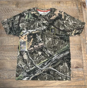 Mossy Oak Men’s Woodland Camo Tee Size Medium NWT - Picture 1 of 5
