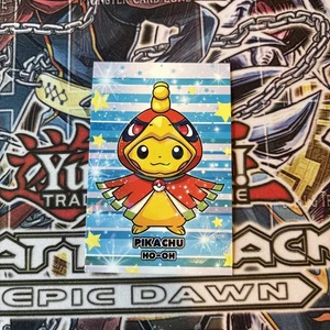 Pikachu Ho-oh Poncho Cracked Ice Holo Pokemon Datenbank Weihnachten - Bild 1 von 3