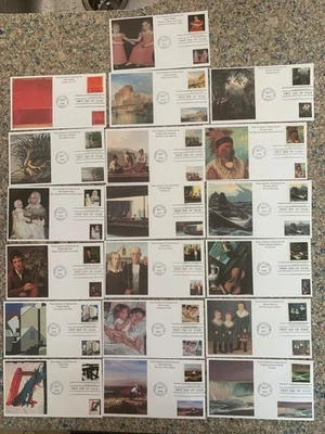 Stamps  US First Day Cover, 200, Scott#3236b-t,  American Art See Picture - Image 1 of 2