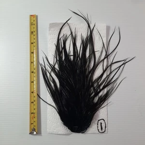 Dyed Coachman Brown Dry Fly Tying Saddle Hackle Thin Hair Feathers #1 - Picture 1 of 6
