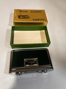 Vintage 1950’s Happy Opera Glasses/Folding Binoculars 25mm in Green Box. BB4 - Picture 1 of 4