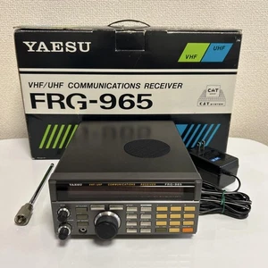 YAESU FRG-965 VHF UHF ricevitore comunicazioni raro molto buono da JP - Foto 1 di 16