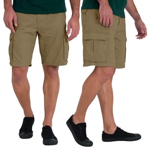 Mens Cargo Combat Shorts Work Wear Summer Outdoor Classic Cotton Half Pants - Picture 1 of 101