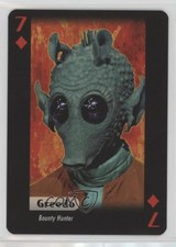 2007 Cartamundi Star Wars Playing Cards The Empire Greedo #7D 0w6